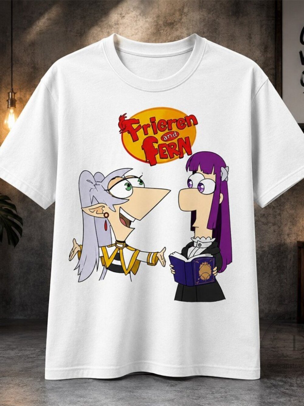 Frieren And Fern Phineas And Ferb Parody Shirt